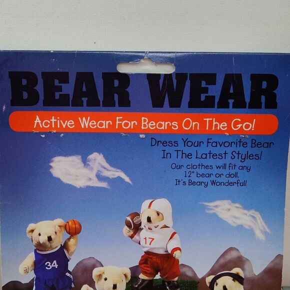 Westwater Bear Wear Active for Bears on The Go Red Cheerleader W/ Pom pom NEW - Picture 2 of 9